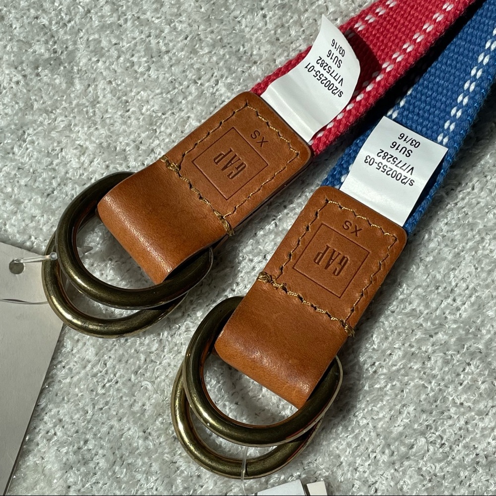 NWT Gap Pink and Blue Belt Bundle - Picture 3 of 3